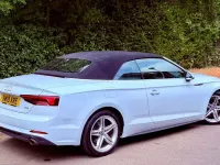 Used Audi A5 Cabriolet S-Line 190 HP (139 kW) 2019 White Cabriolet