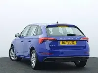 Used Skoda Scala SE 95 HP (69 kW) 2022 Blue Hatchback