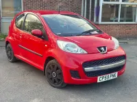 Second-hand Peugeot 107 68 CP (50 kW) 2010 Roșu Hatchback