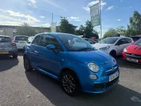 Used Fiat 500 S 69 HP (50 kW) 2014 Blue Hatchback