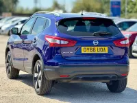 Used Nissan Qashqai N-Connecta 110 HP (80 kW) 2016 Blue SUV