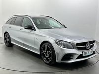 Used Mercedes C300e AMG line 320 HP (235 kW) 2021 Silver Estate