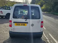 Used VW Caddy 75 HP (55 kW) 2011 White MPV