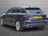Used Audi A3 S-Line 150 HP (110 kW) 2023 Blue Sedan