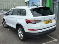 Used Skoda Kodiaq SE L 140 HP (102 kW) 2022 Moon white metallic SUV