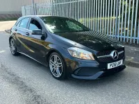 Used Mercedes A200 AMG line 2018 Black Hatchback