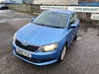 Used Skoda Fabia SE 90 HP (66 kW) 2015 Blue Hatchback