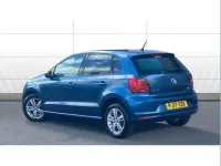 Used VW Polo Match 73 HP (53 kW) 2017 Blue Hatchback