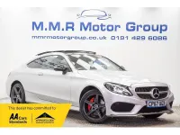 Used Mercedes C200 AMG Line Premium Plus 2017 Silver Coupe