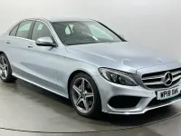 Usado Mercedes C220 AMG line 170 HP (125 kW) 2018 Prateado Sedan
