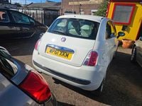 Used Fiat 500 Lounge 69 HP (50 kW) 2012 White Hatchback