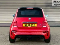 Używany Abarth 595 Competizione 180 KM (132 kW) 2018 Czerwony Kabriolet