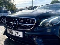 Used Mercedes E220 AMG Line Premium 194 HP (142 kW) 2018 Black Cabriolet