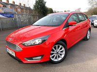 Used Ford Focus Titanium 2017 Red Estate