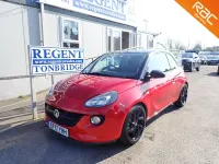Used Vauxhall Adam S 70 HP (51 kW) 2017 Red Hatchback