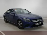 Używany Mercedes C220 Premium Plus 194 KM (142 kW) 2019 Niebieski Sedan/Limuzyna