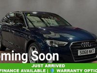 Used Audi A3 Sportback Sport 150 HP (110 kW) 2019 Blue Hatchback