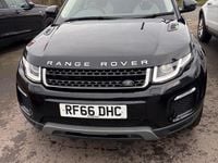 Used Land Rover Range Rover evoque SE 2016 Black Coupe