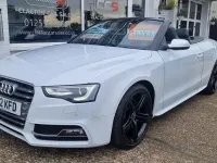 Used Audi S5 Cabriolet Design 333 HP (244 kW) 2012 White Cabriolet