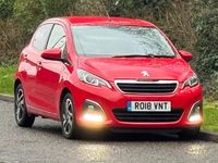 Used Peugeot 108 Allure 2018 Red Hatchback