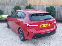Used BMW 118 M Sport 134 HP (98 kW) 2023 Red Hatchback