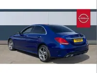 Usado Mercedes C250 AMG Line Premium 204 HP (150 kW) 2018 Azul Sedan