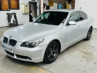 Begagnad BMW 520 2006 Silver Sedan