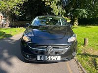 Used Vauxhall Corsa Design Edition 90 HP (66 kW) 2015 Black Hatchback