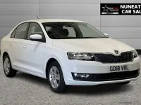 Used Skoda Rapid SE 125 HP (91 kW) 2018 White Hatchback
