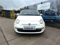 Used Fiat 500 Lounge 69 HP (50 kW) 2009 White Hatchback