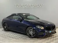 Begagnad Mercedes E350 AMG line 2019 Blå Sportkupé