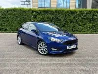 Used Ford Focus ST-Line 125 HP (91 kW) 2017 Blue Hatchback