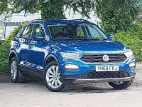 Used VW T-Roc SE 115 HP (84 kW) 2018 Blue SUV