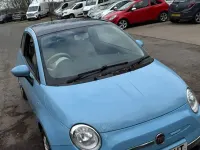 Used Fiat 500 Lounge 69 HP (50 kW) 2014 Blue Hatchback