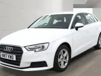 Used Audi A3 Black Edition 150 HP (110 kW) 2017 Ibis white Hatchback