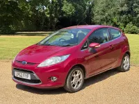 Used Ford Fiesta Zetec 2012 Red Hatchback