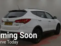 Used Hyundai Santa Fe Premium SE 197 HP (144 kW) 2014 White SUV