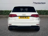 Used Audi A3 Sportback Black Edition 150 HP (110 kW) 2018 White Hatchback