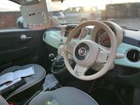 Used Fiat 500 Lounge 105 HP (77 kW) 2017 Green Hatchback