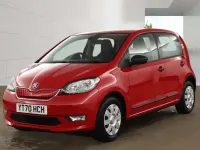 Used Skoda Citigo-e IV SE 61 kW (83 HP) 2020 Red Hatchback