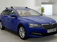 Used Skoda Superb SE Technology 150 HP (110 kW) 2023 Blue Estate