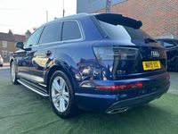 Used Audi Q7 S-Line 286 HP (210 kW) 2019 Blue SUV