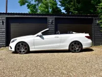 Used Mercedes E400 AMG line 2014 White Cabriolet