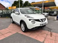 Used Nissan Juke Acenta Premium 115 HP (84 kW) 2014 White SUV