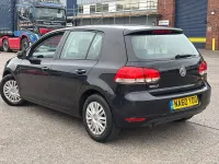 Used VW Golf VI S 105 HP (77 kW) 2010 Black Hatchback