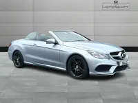 Used Mercedes E220 AMG 170 HP (125 kW) 2014 Silver Cabriolet