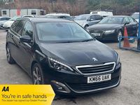 Used Peugeot 308 Allure 150 HP (110 kW) 2016 Black Estate