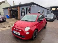Used Fiat 500 Pop 69 HP (50 kW) 2009 Red Cabriolet