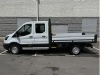 Used Ford Transit 130 HP (95 kW) 2019 White Cabriolet