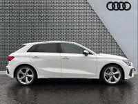 Used Audi A3 S-Line 147 HP (108 kW) 2020 White Hatchback